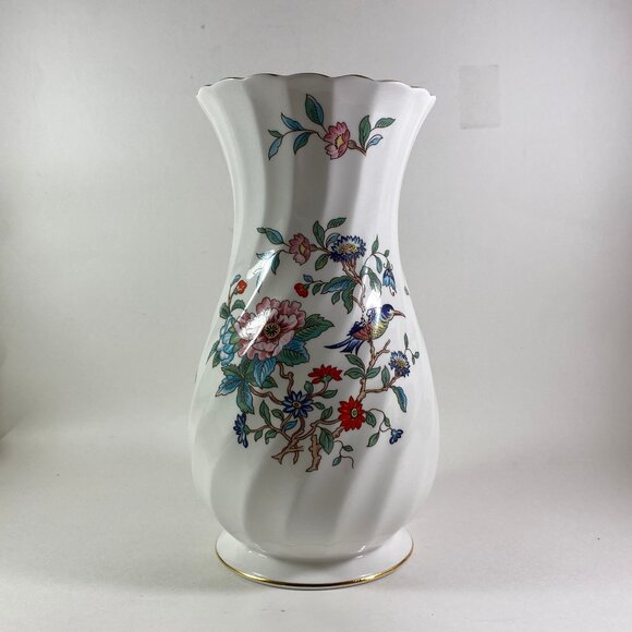 RARE Aynsley Pembroke twirl design large 9" vase - Picture 1 of 6